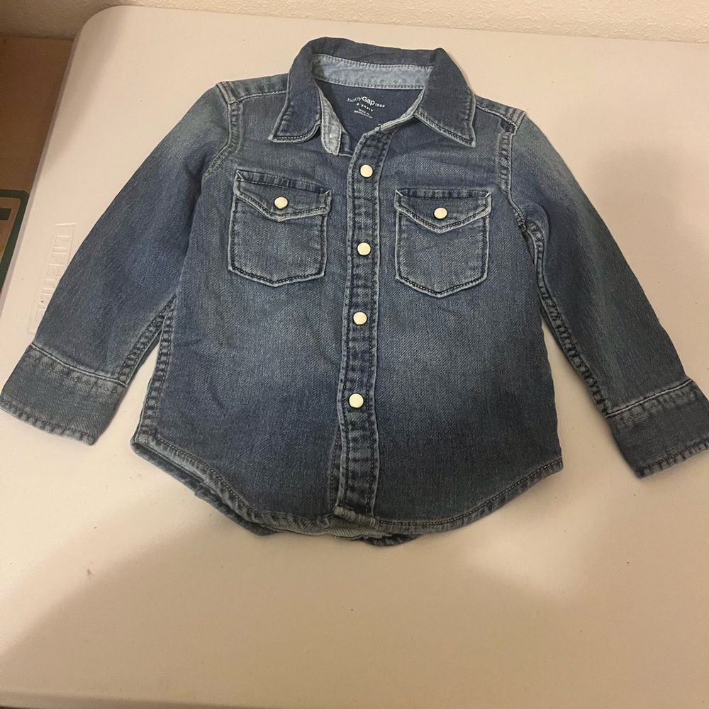 Baby GAP Kids Blue Denim Shirt